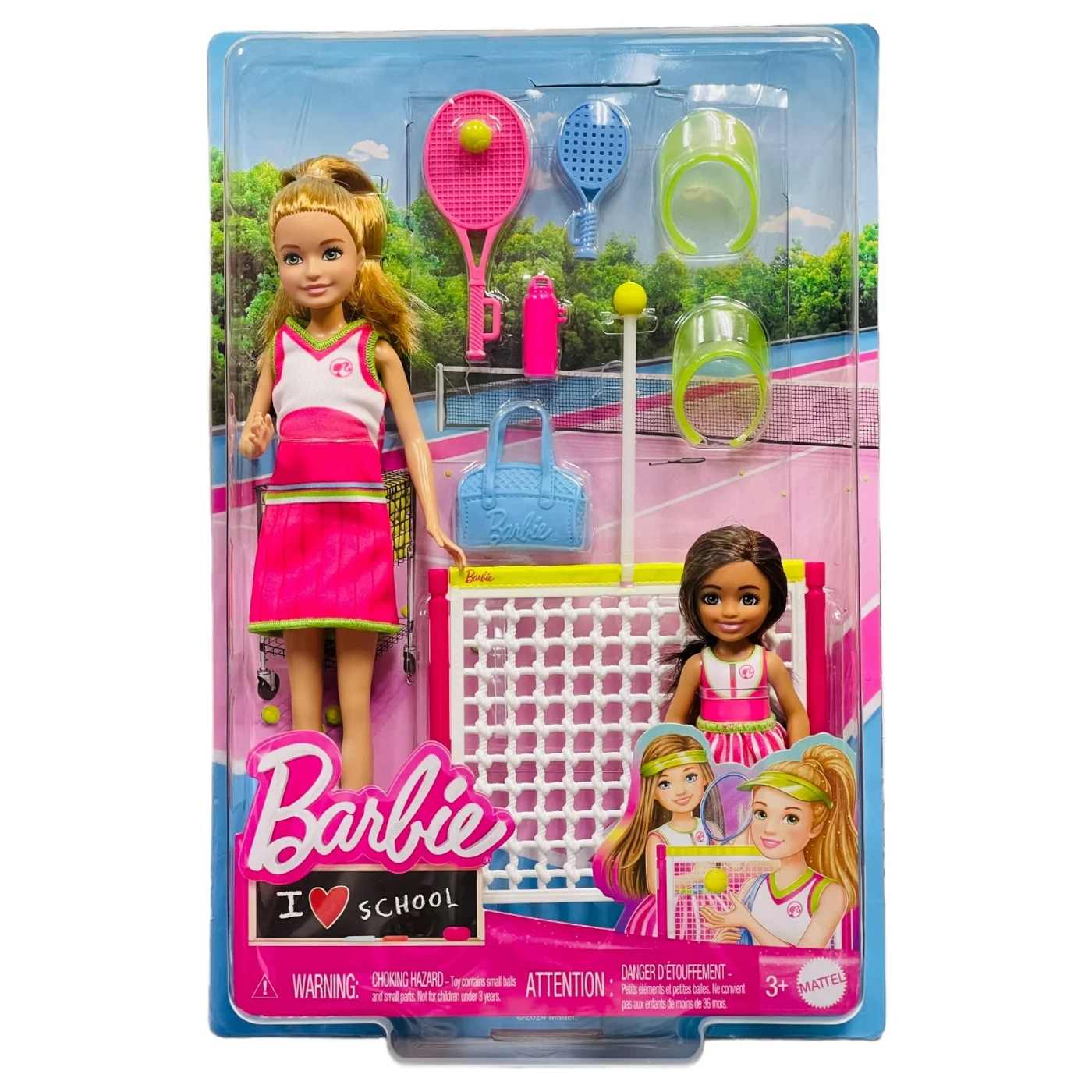 Barbie Stacie & Chelsea Tennis Doll Playset; image 1 of 3