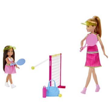 Barbie Stacie & Chelsea Tennis Doll Playset