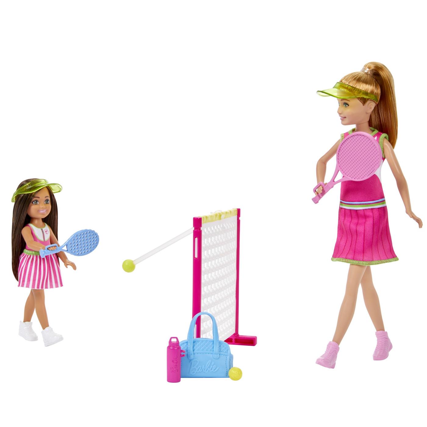 Barbie Stacie & Chelsea Tennis Doll Playset; image 2 of 3