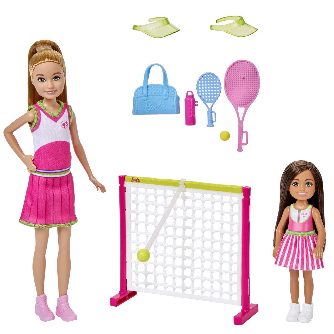 Barbie Stacie & Chelsea Tennis Doll Playset; image 3 of 3