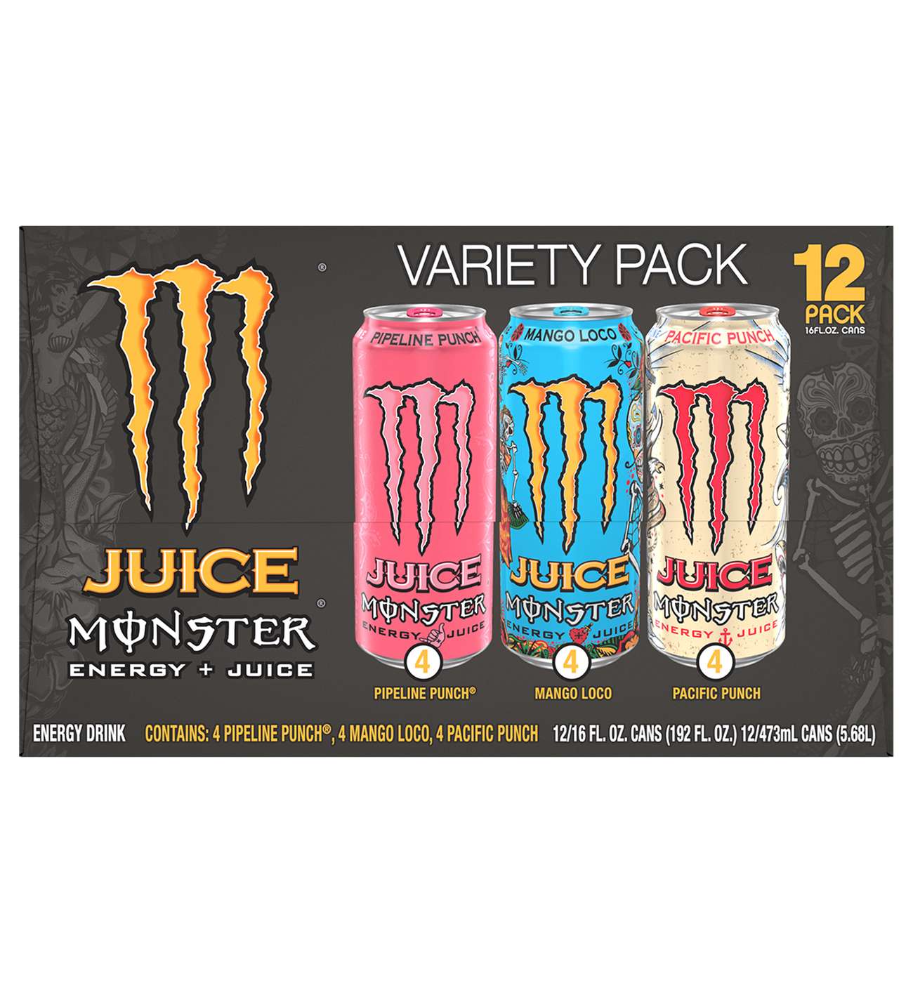 【海外版】Monster Energy Juice 6本セット 海外版】Monster Energy Juice 6本セット 海外版】Monster Energy
