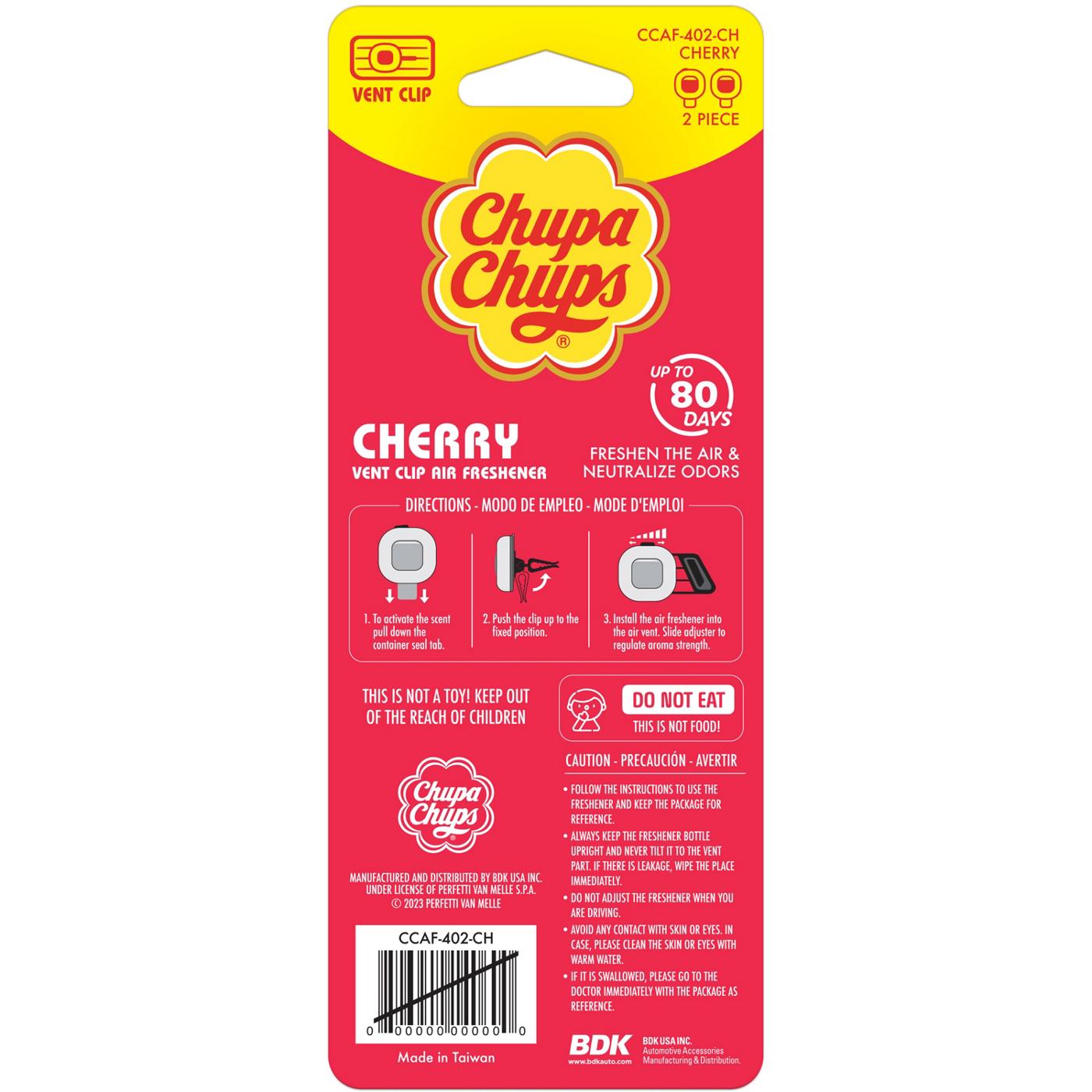 Chupa Chups Vent Clip Air Fresheners - Cherry; image 2 of 4