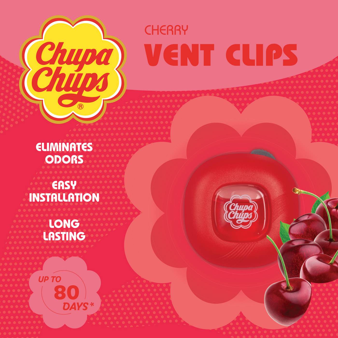 Chupa Chups Vent Clip Air Fresheners - Cherry; image 3 of 4