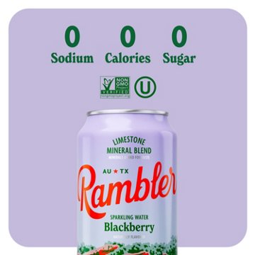 Rambler Blackberry Sparkling Water 12 pk Cans