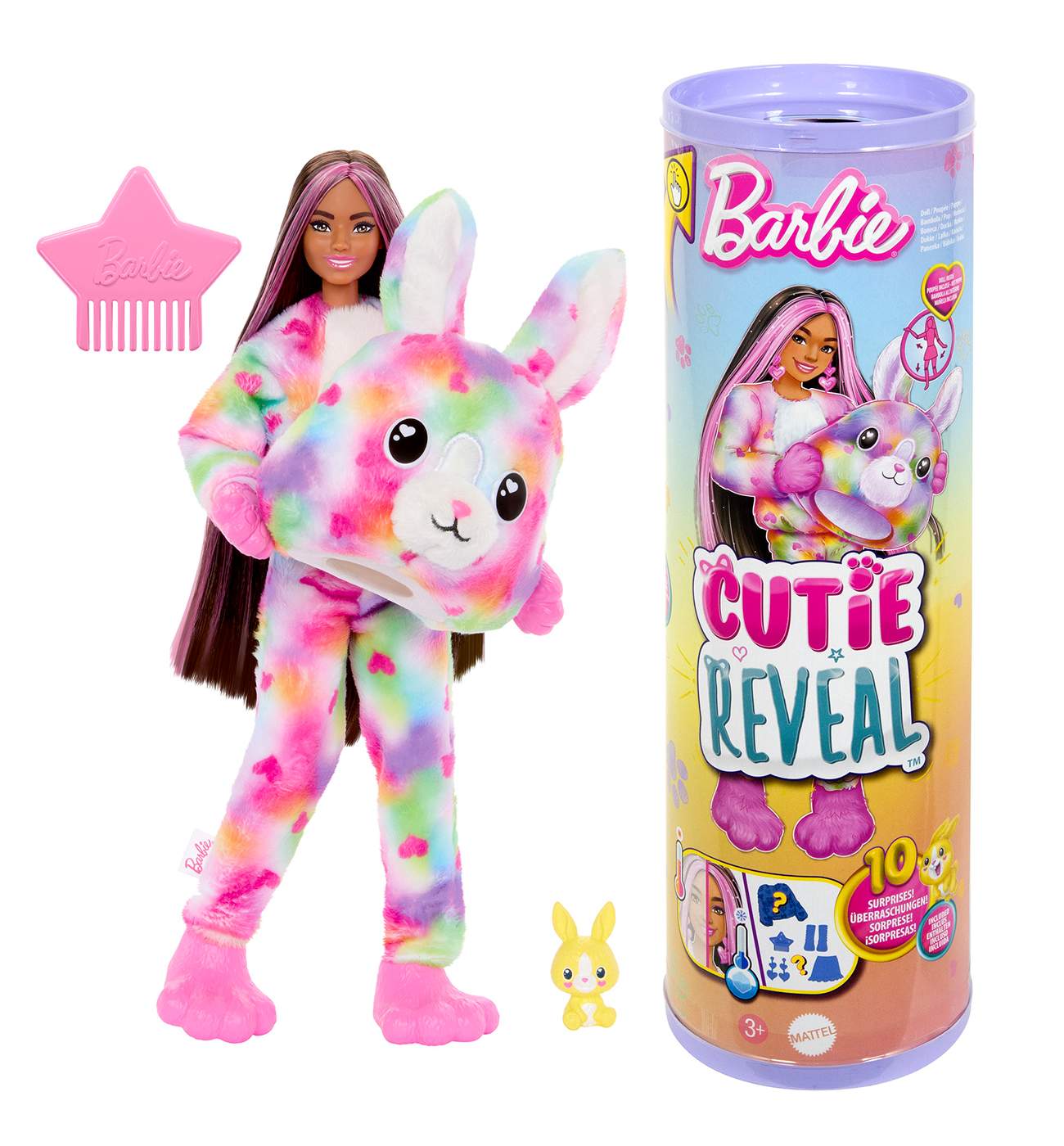 Barbie Cutie Reveal Color Dream Series Bunny Doll; image 1 of 4