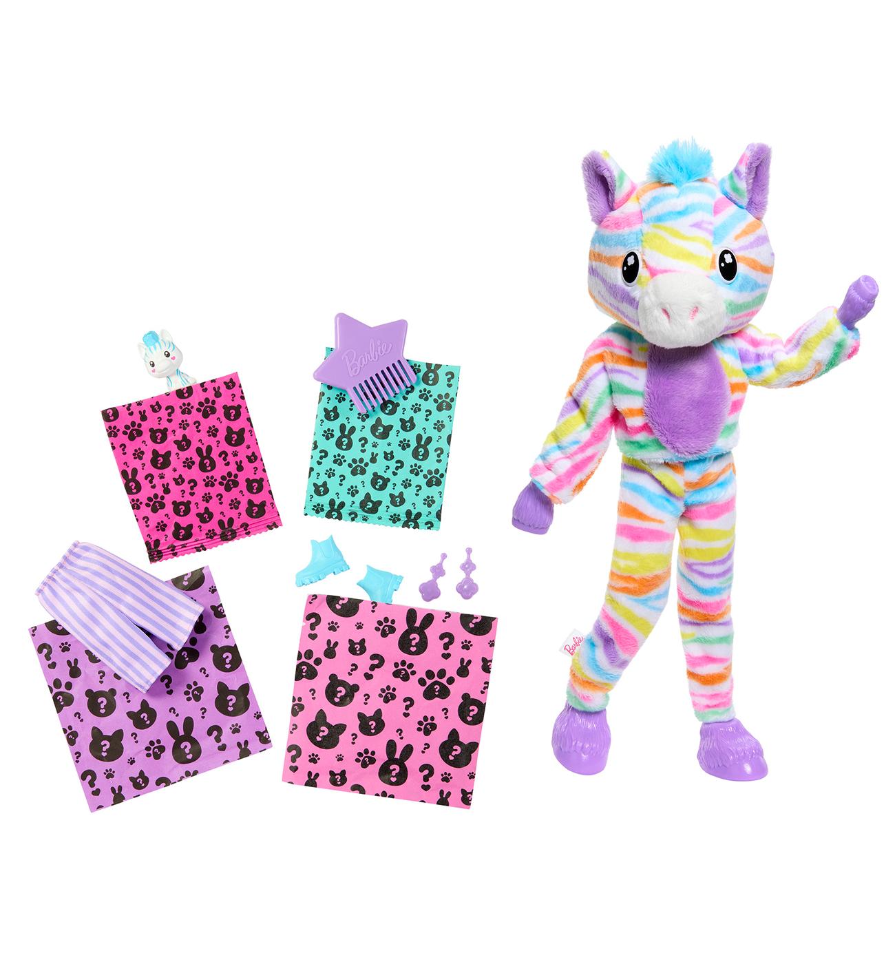 Barbie Cutie Reveal Color Dream Series Zebra Doll; image 2 of 3