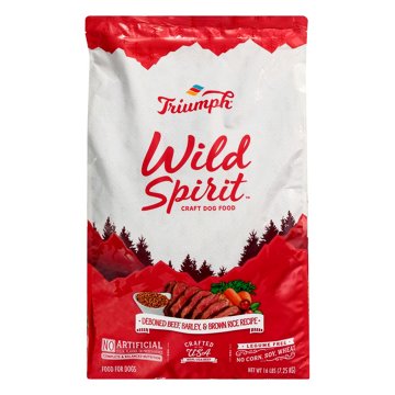 Triumph Wild Spirit Deboned Beef & Barley Recipe Dry Dog Food