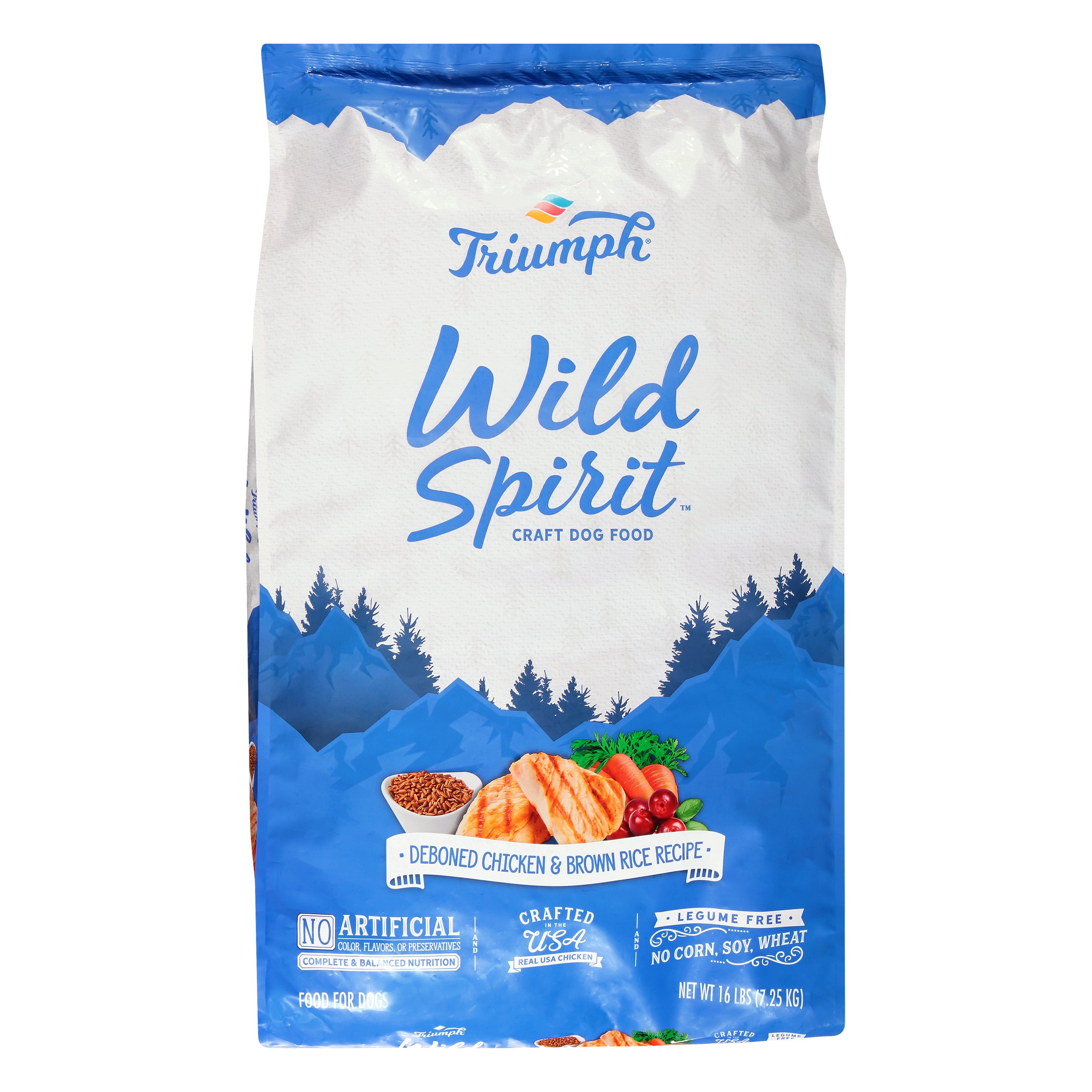 Triumph Wild Spirit Deboned Chicken & Brown Rice Dry Dog Food Shop