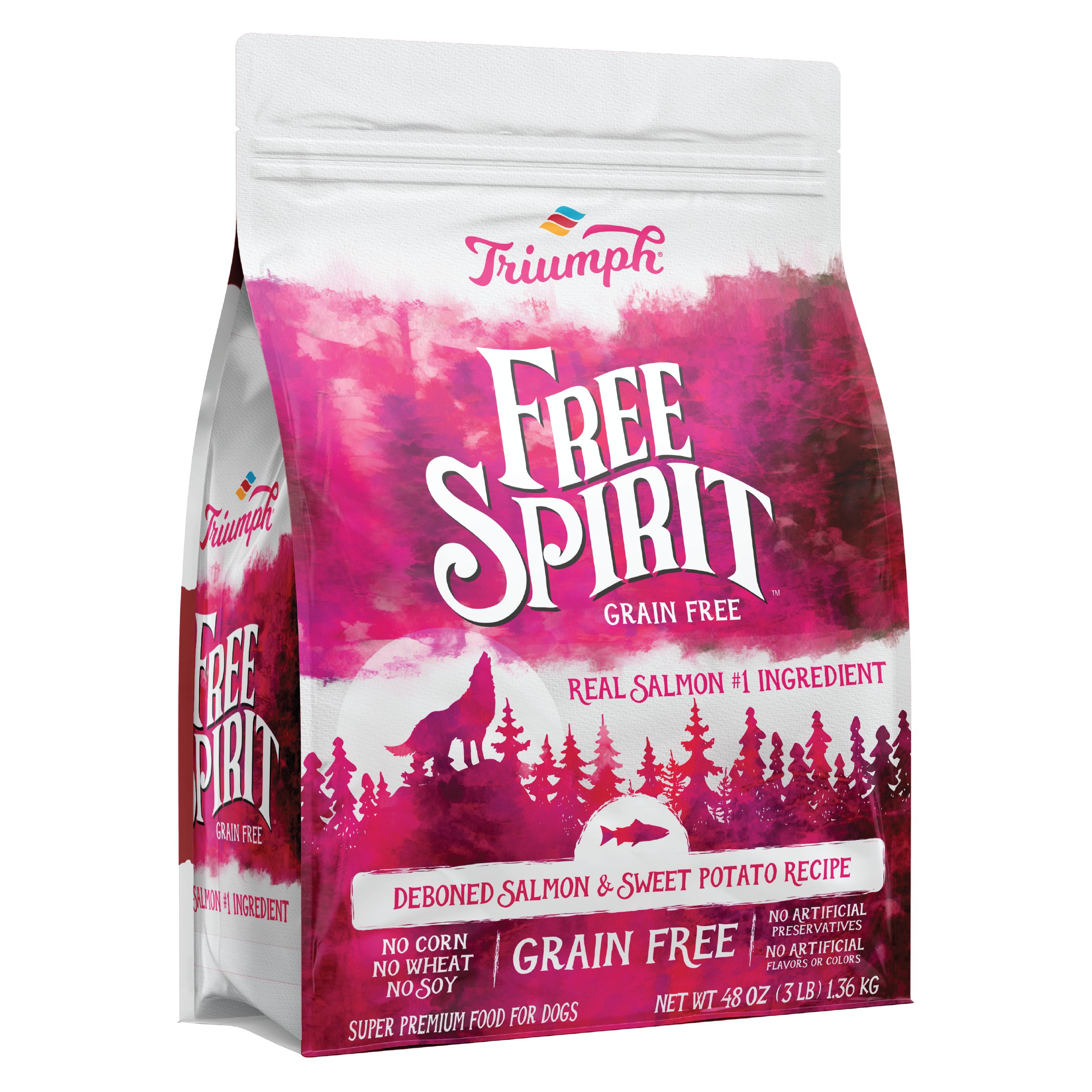 Triumph Free Spirit GrainFree Salmon & Sweet Potato Recipe Dry Dog