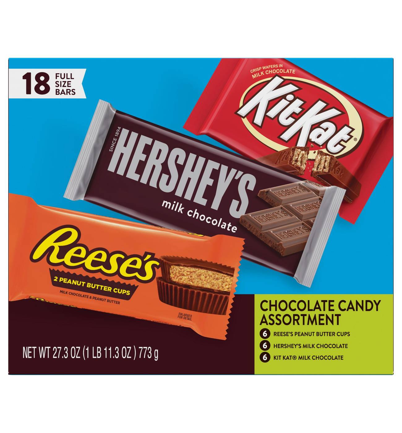 Hershey's Assorted Full Size Chocolate Candy Bars - Variety Pack; image 1 of 2