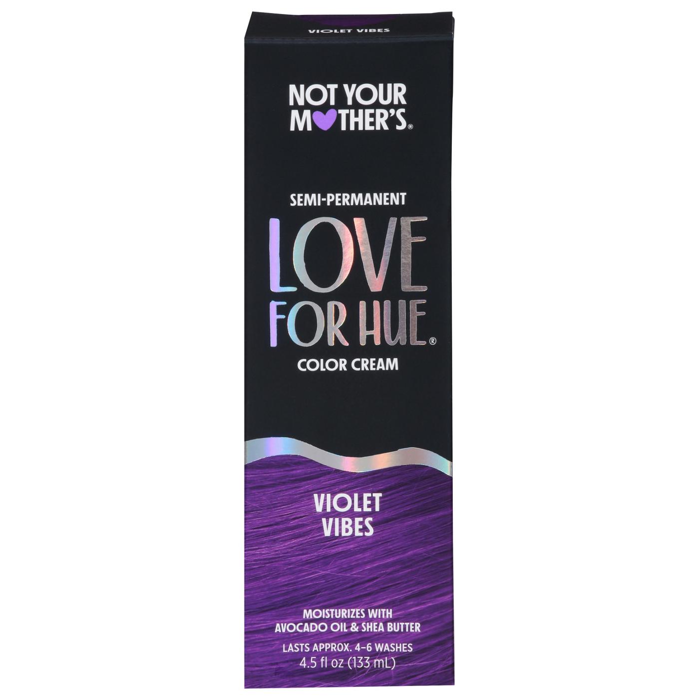 Not Your Mother's Love For Hue Semi-Permanent Hair Color Cream - Violet Vibes; image 1 of 3