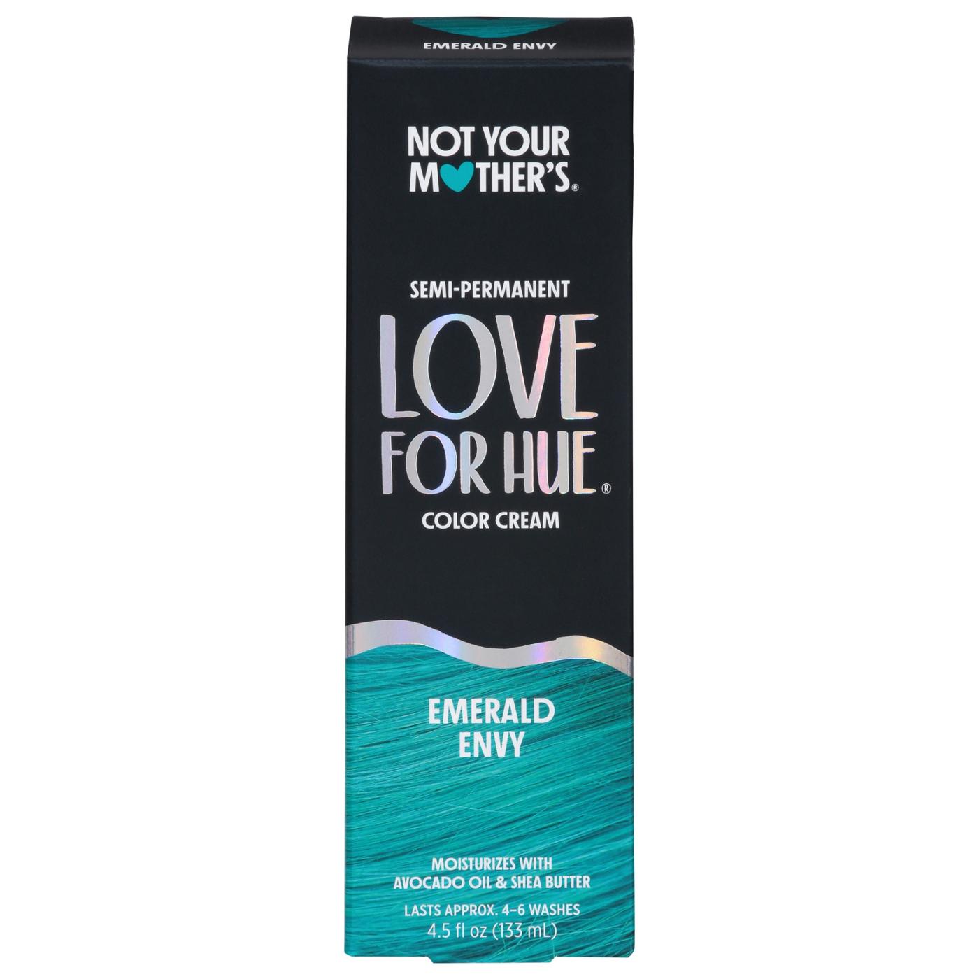 Not Your Mother's Love For Hue Semi-Permanent Hair Color Cream - Emerald Envy; image 1 of 3