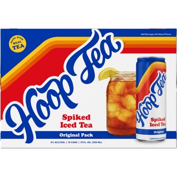 Hoop Tea Original Spiked Iced Tea 12 pk Cans, 12 oz