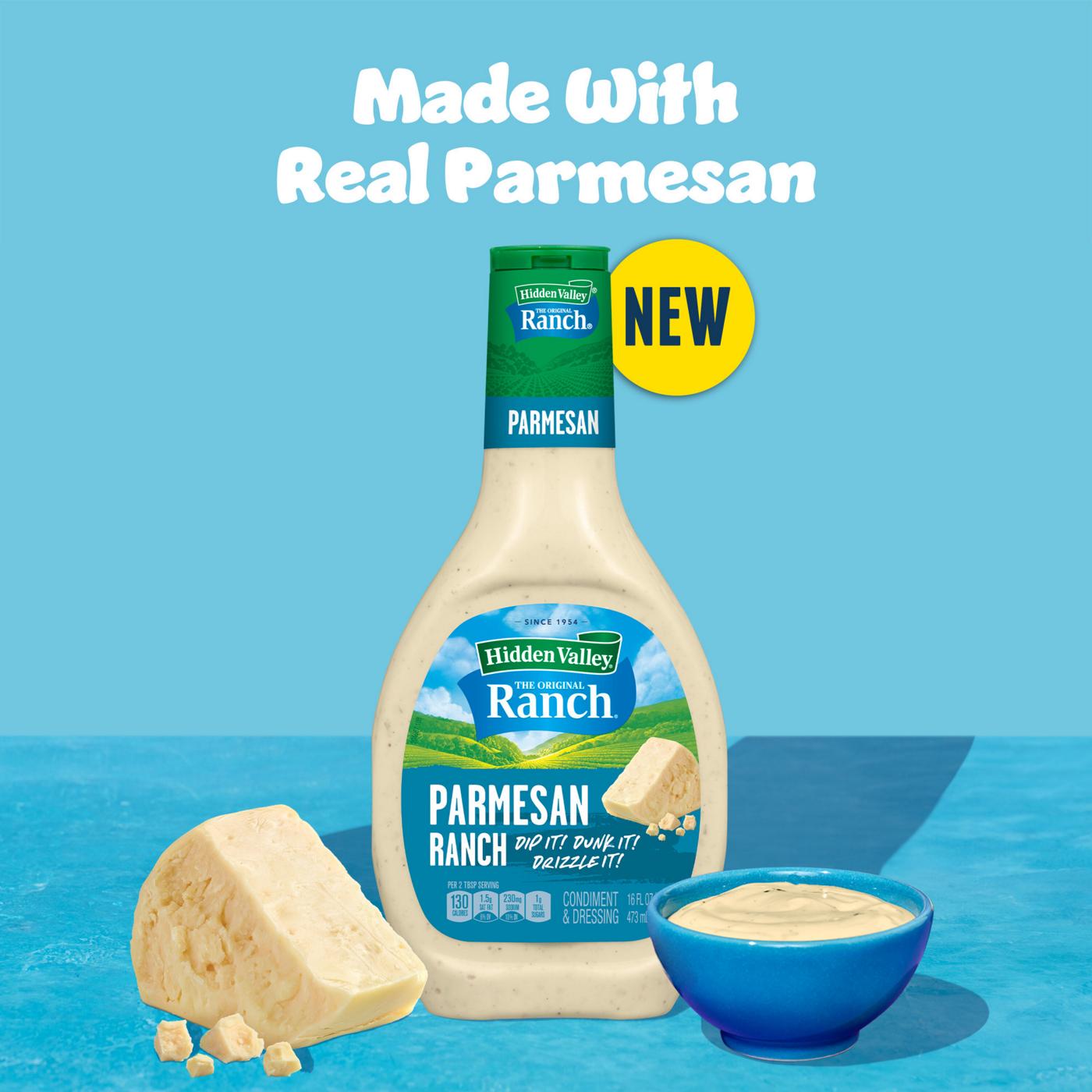 Hidden Valley Parmesan Ranch Dressing & Topping; image 2 of 10