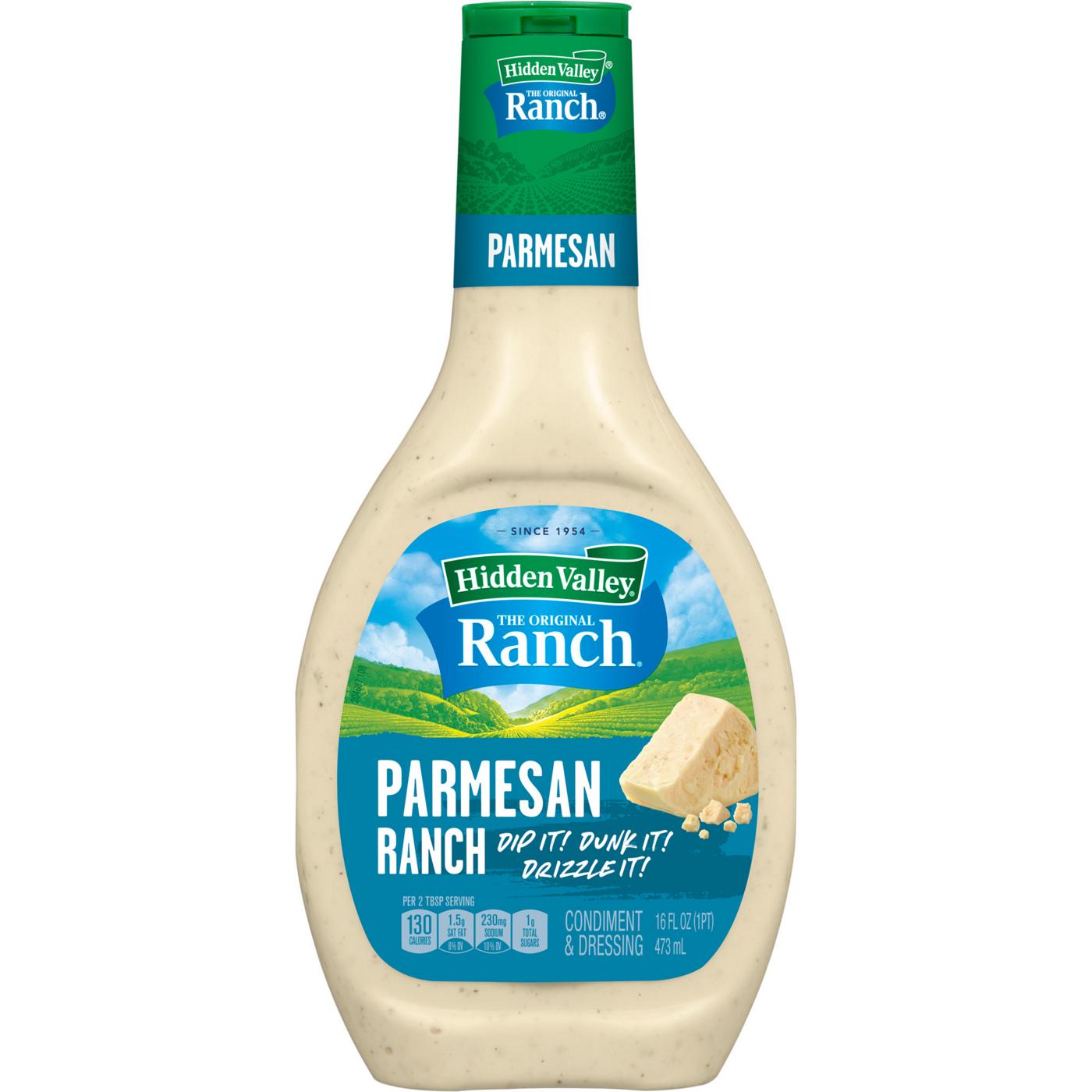 Hidden Valley Parmesan Ranch Dressing & Topping; image 1 of 10