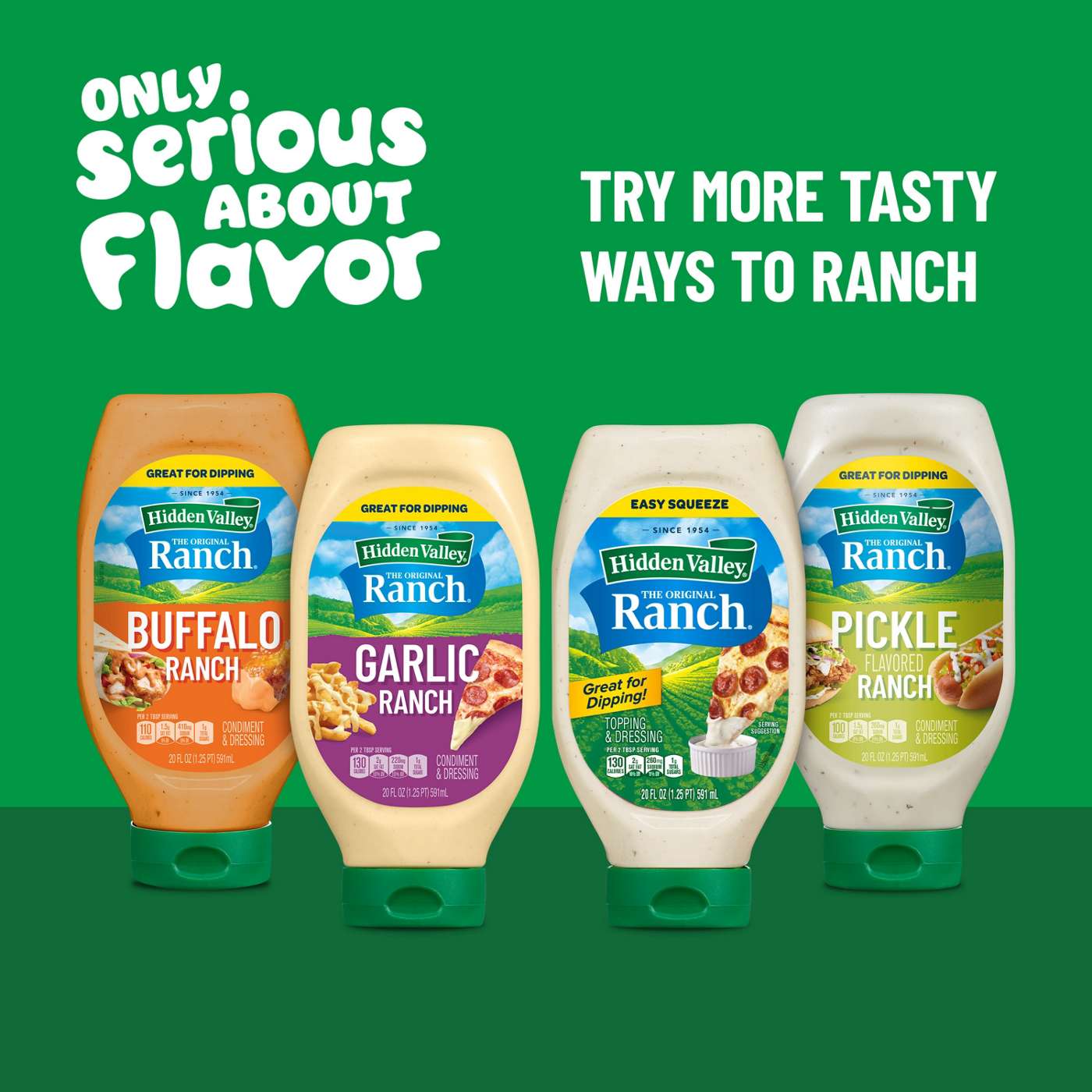 Hidden Valley Garlic Ranch Condiment and Dressing Bottle; image 3 of 13