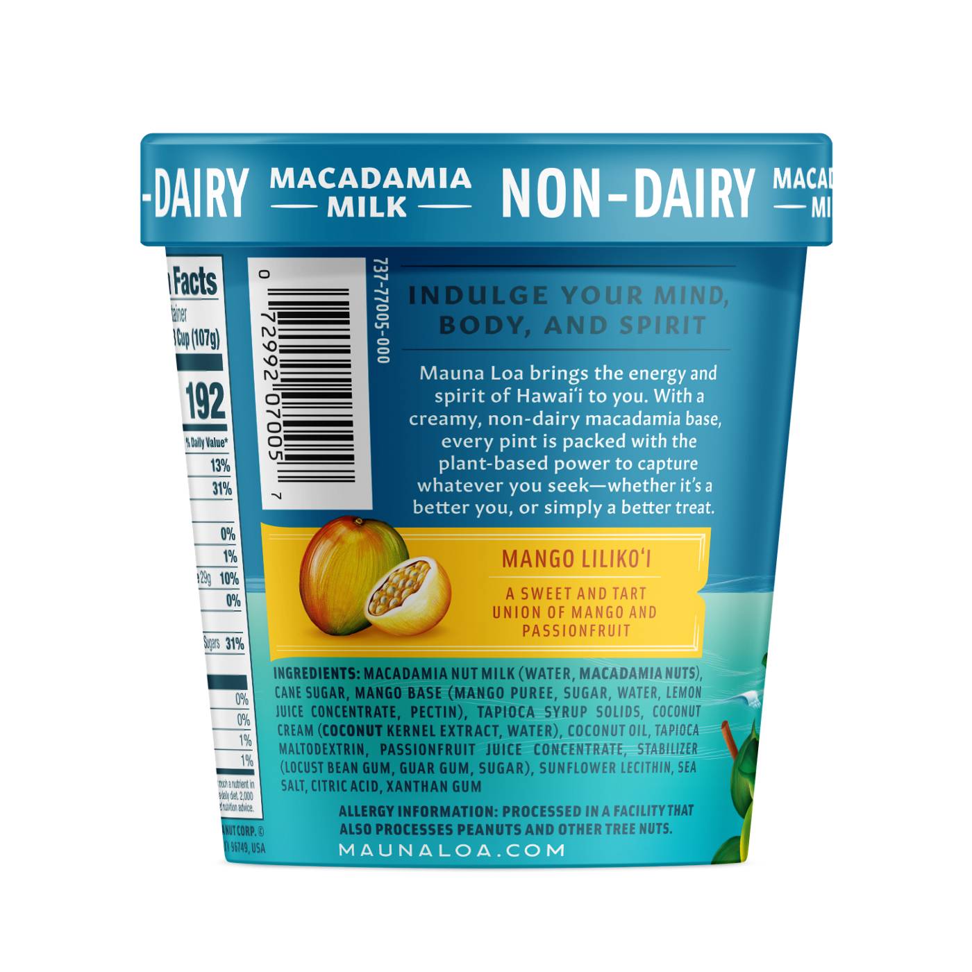 Mauna Loa Mango Liliko'l Macadamia Milk Frozen Dessert; image 2 of 3