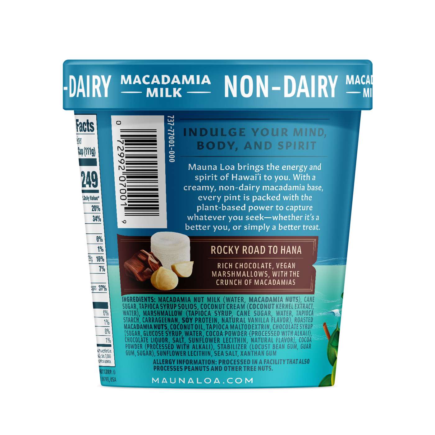 Mauna Loa Rocky Road Macadamia Milk Frozen Dessert; image 3 of 3