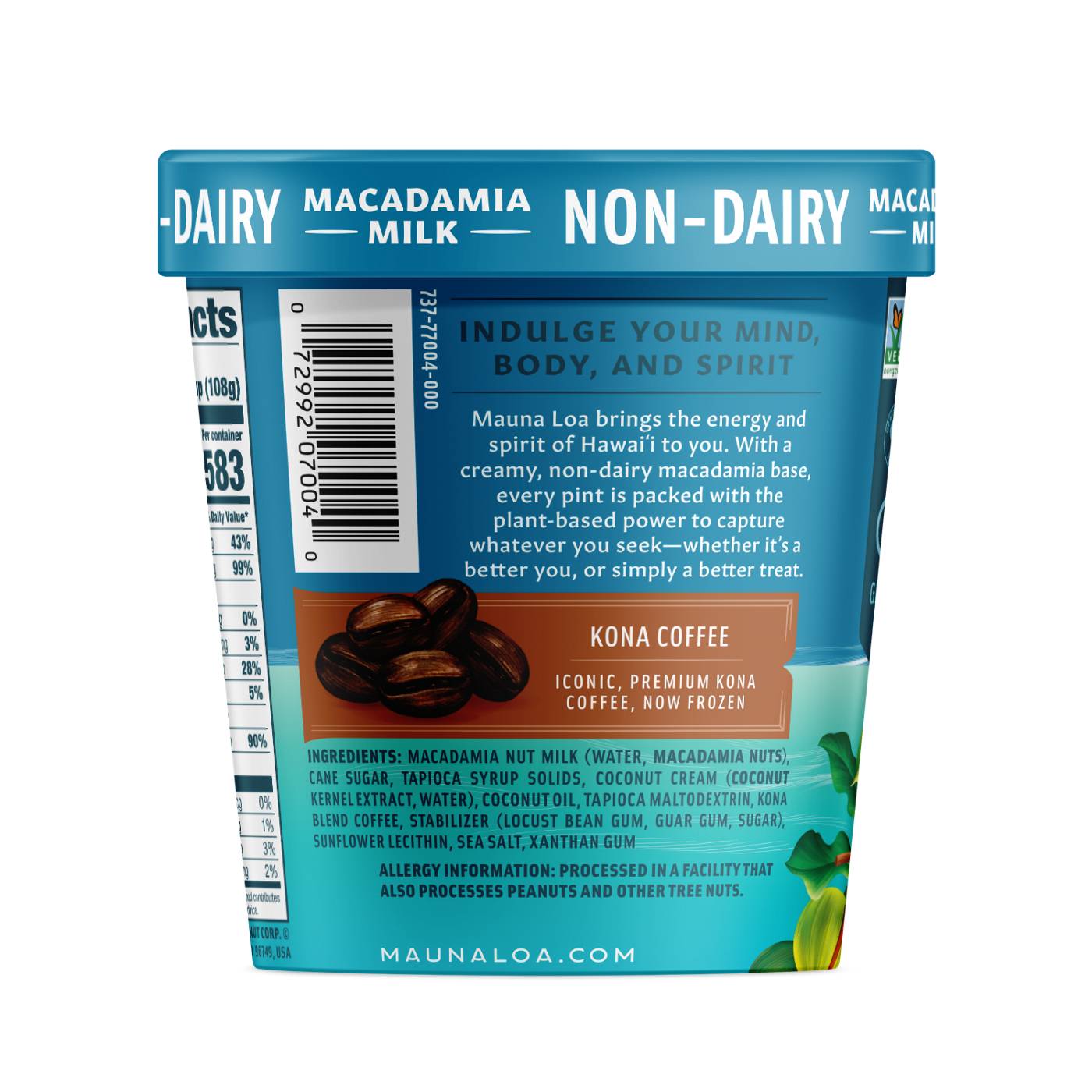 Mauna Loa Kona Coffee Macadamia Milk Frozen Dessert; image 2 of 3