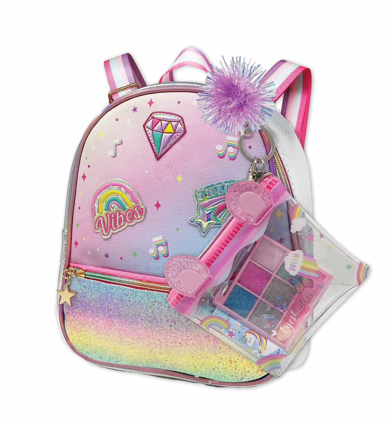 Hot Focus Good Vibes Backpack Set; image 1 of 2