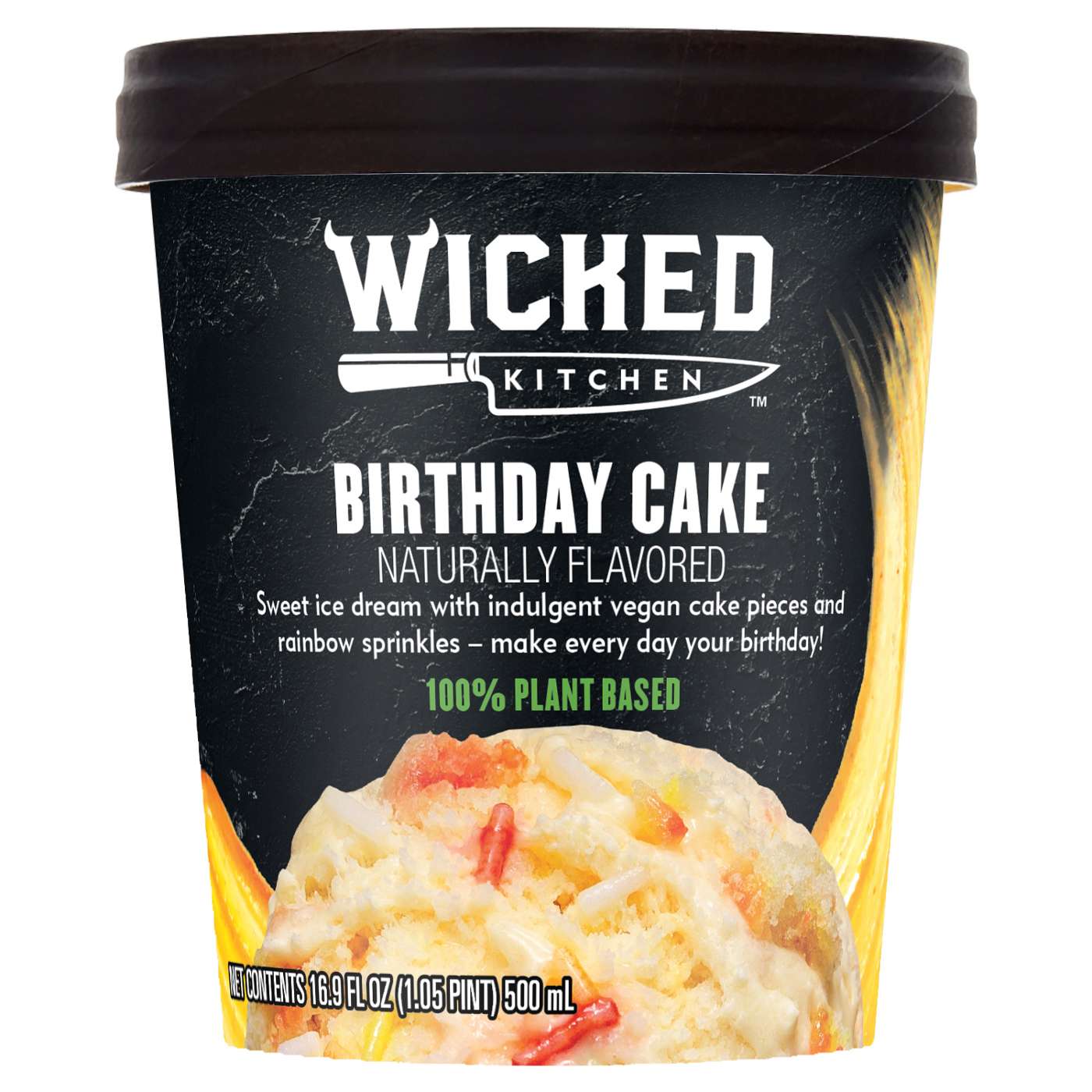 Wicked Kitchen Birthday Cake Plant Based Frozen Dessert; image 1 of 2