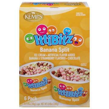 Kemps IttiBitz Banana Split Ice Cream Cups