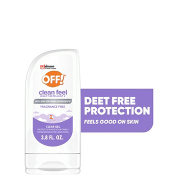 OFF! Clean Feel Clear Gel Insect Repellent V, 3.8 oz