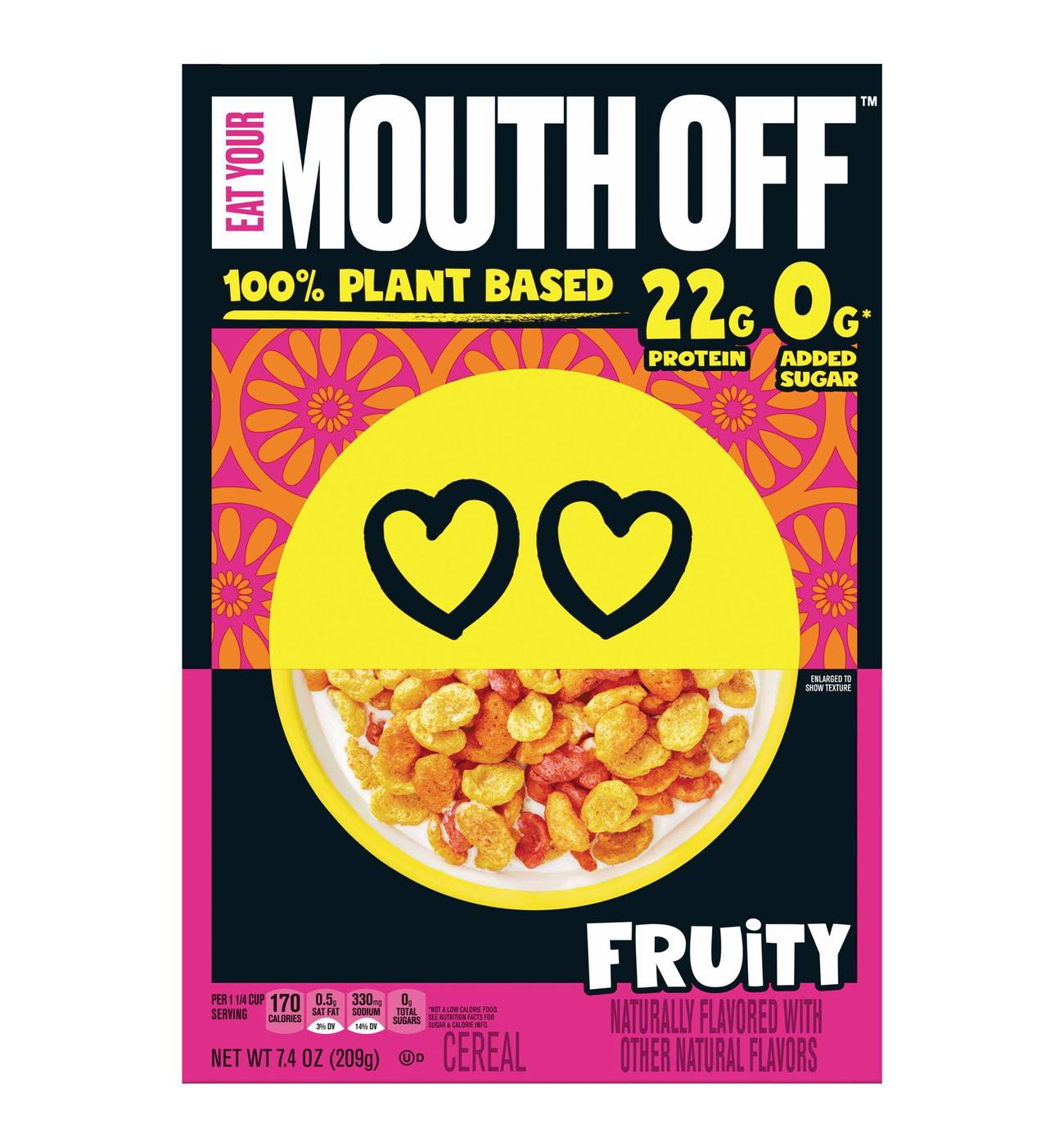 Kellogg's Eat Your Mouth Off Fruity Plant Based Cereal; image 1 of 5