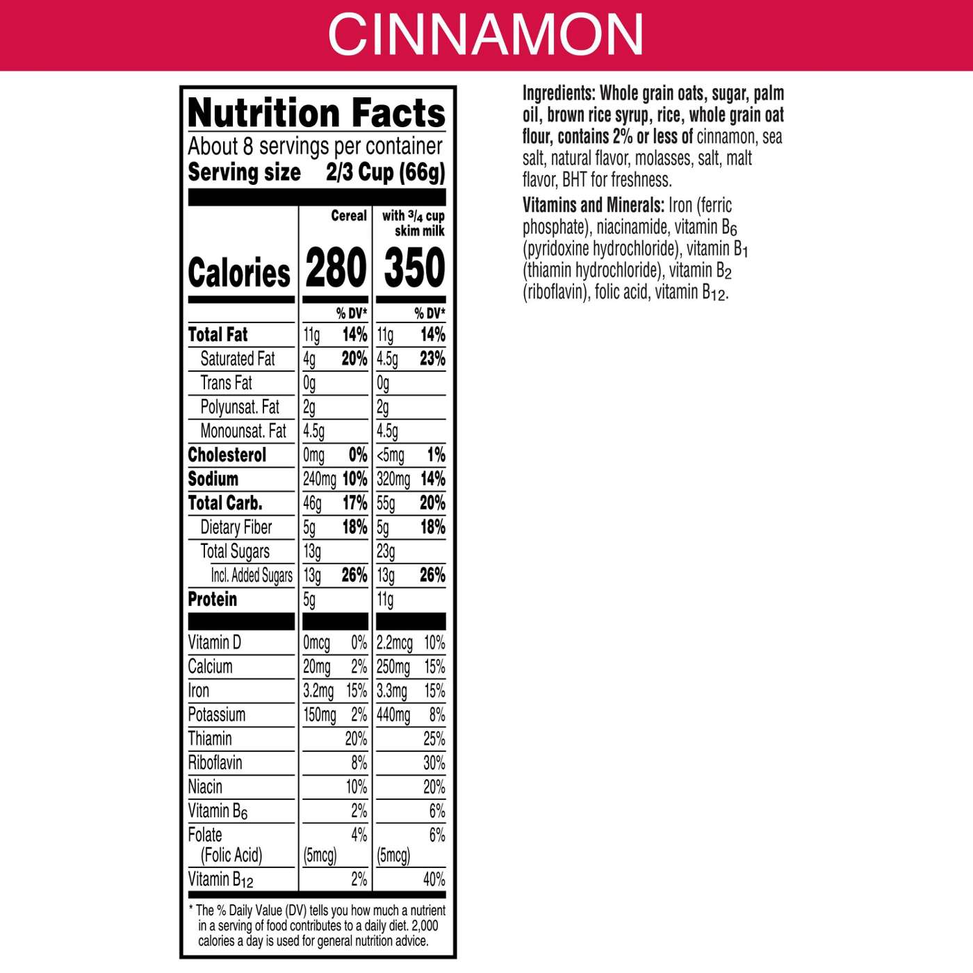 Kellogg's Extra Crispy Clusters Cinnamon Cereal; image 4 of 5