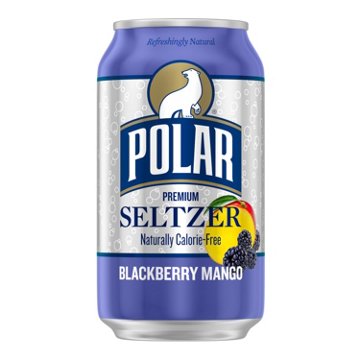 Polar Seltzer Water Blackberry Mango 8 pk Cans
