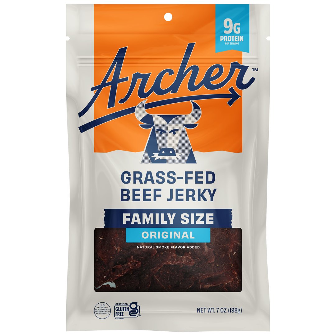 Country Archer Provisions Original GrassFed Beef Jerky Family Size