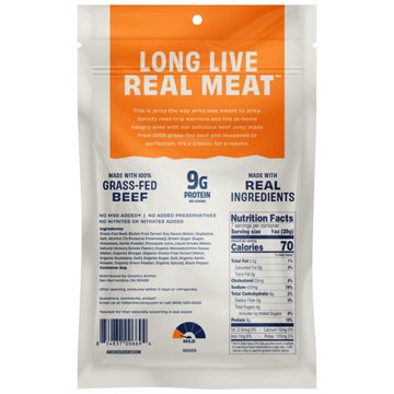 Archer Family Size 9g Protein Grass-Fed Beef Jerky - Original, 7 oz