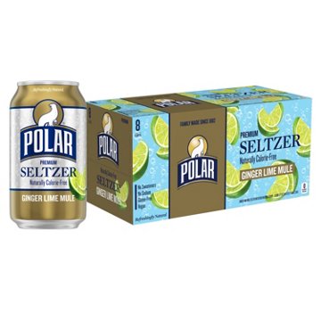 Polar Seltzer Water Ginger Lime Mule 8 pk Cans