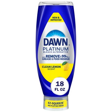 Dawn Platinum Bleach Alternative EZ-Squeeze Liquid Dish Soap - Clean Lemon Scent