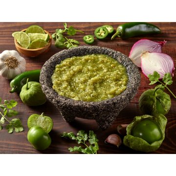 H-E-B Mi Tienda Molcajete-Style Salsa Tomatillo – Medium