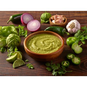 H-E-B Mi Tienda Creamy Salsa Verde - Hot, 16 oz