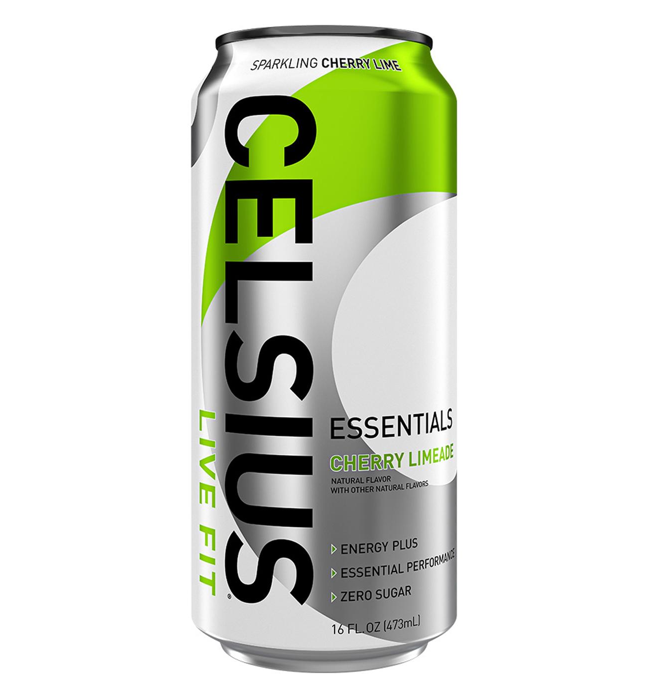 Celsius Live Fit Essentials Energy - Sparkling Cherry Limeade; image 1 of 2