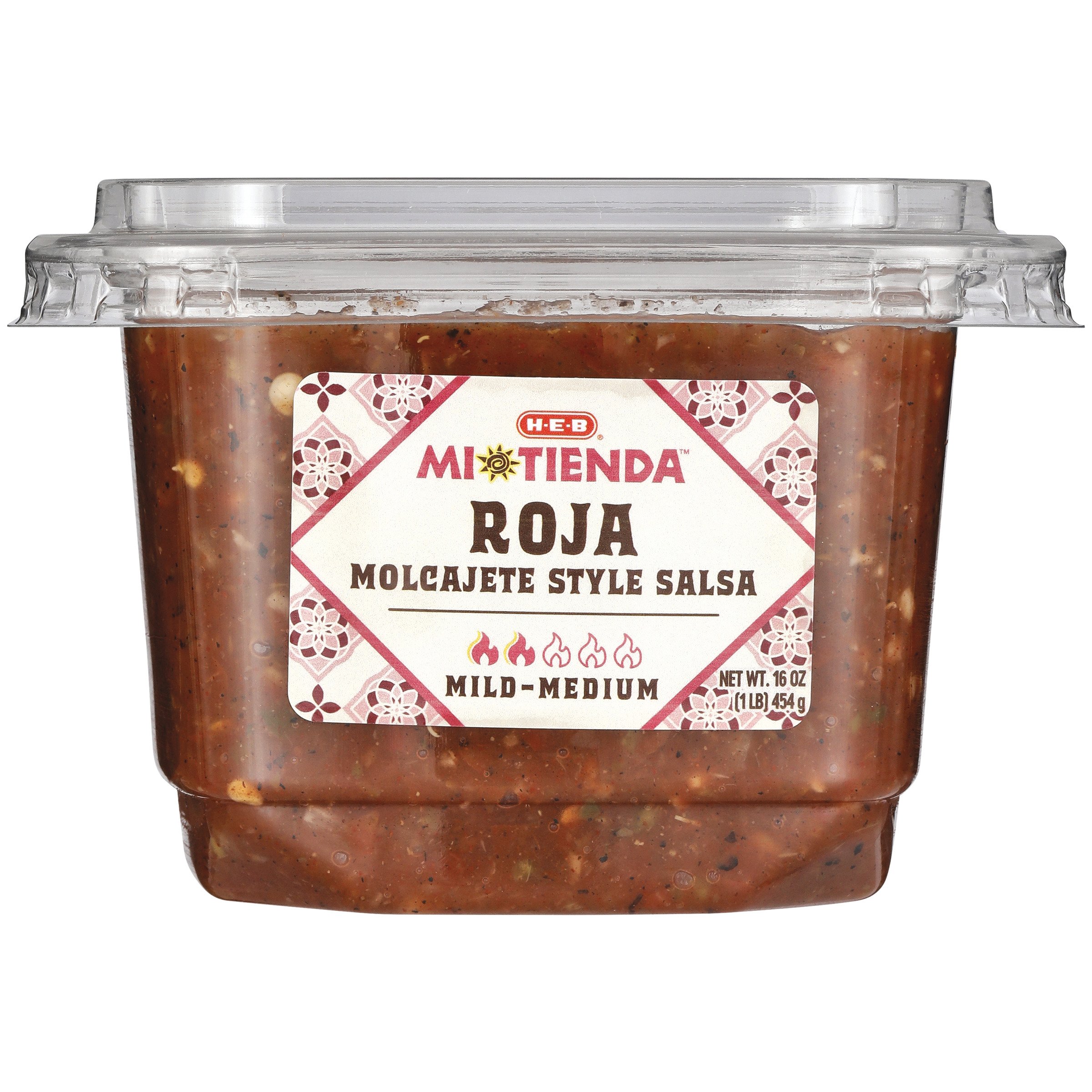 H-E-B Mi Tienda Molcajete-Style Salsa Roja – Mild/Medium - Shop Dip At ...