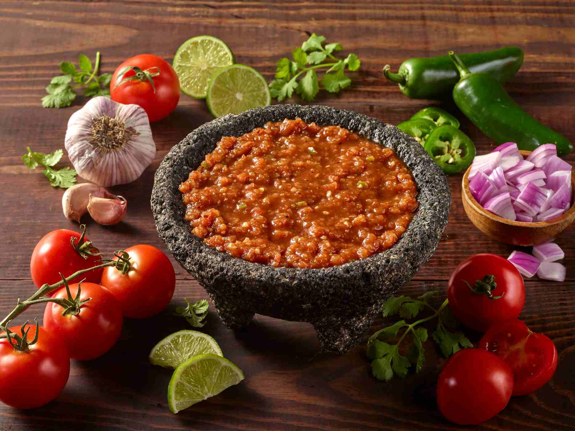 H-E-B Mi Tienda Molcajete-Style Salsa Roja – Mild/Medium; image 3 of 4