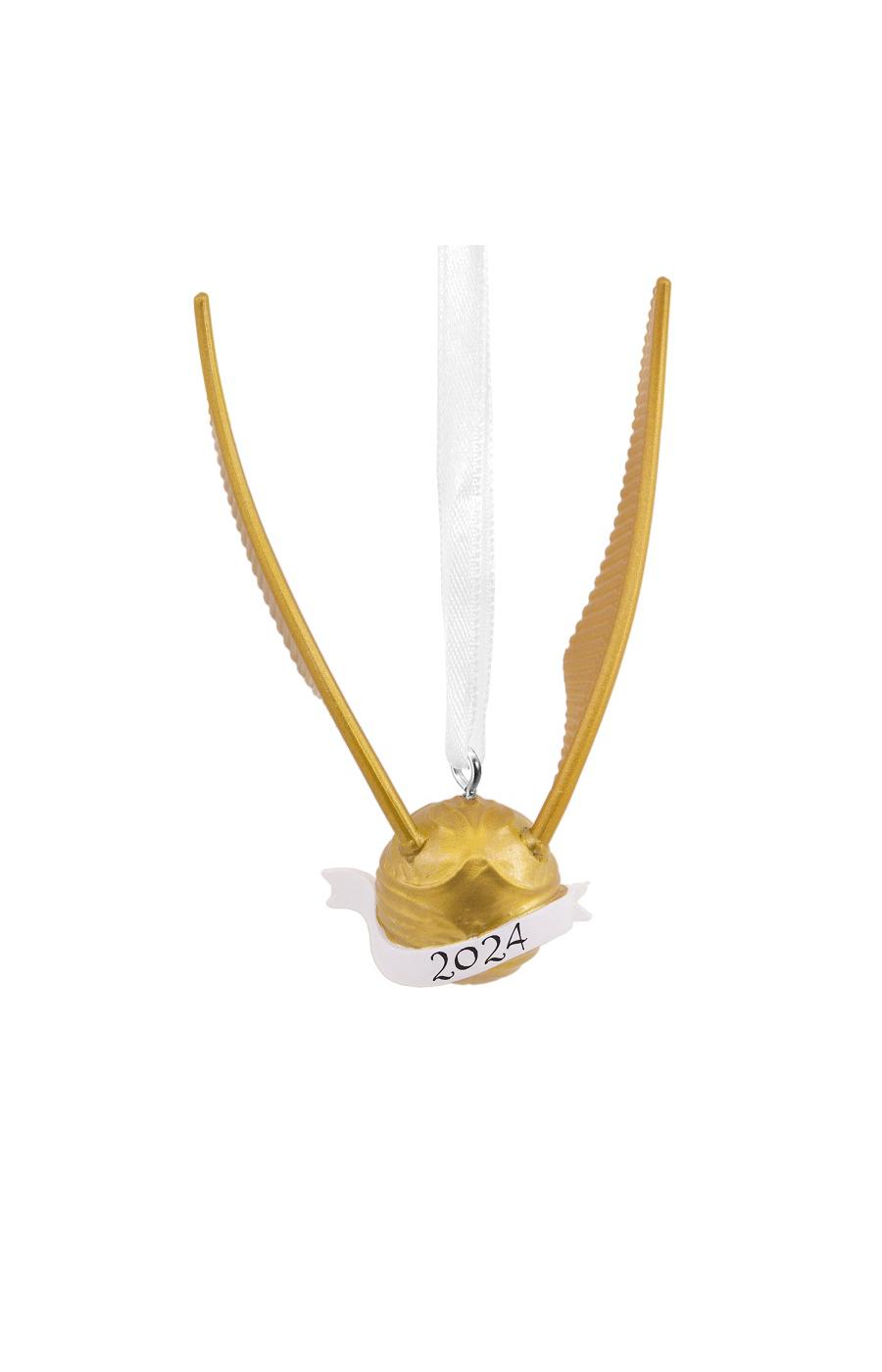 Hallmark Harry Potter Golden Snitch 2024 Christmas Ornament; image 1 of 3