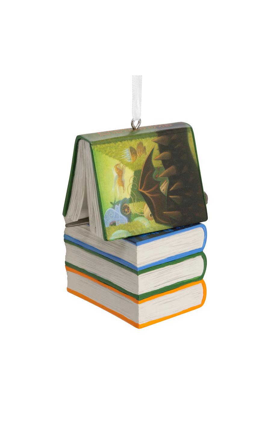 Hallmark Harry Potter Books & Wand Christmas Ornament; image 2 of 3