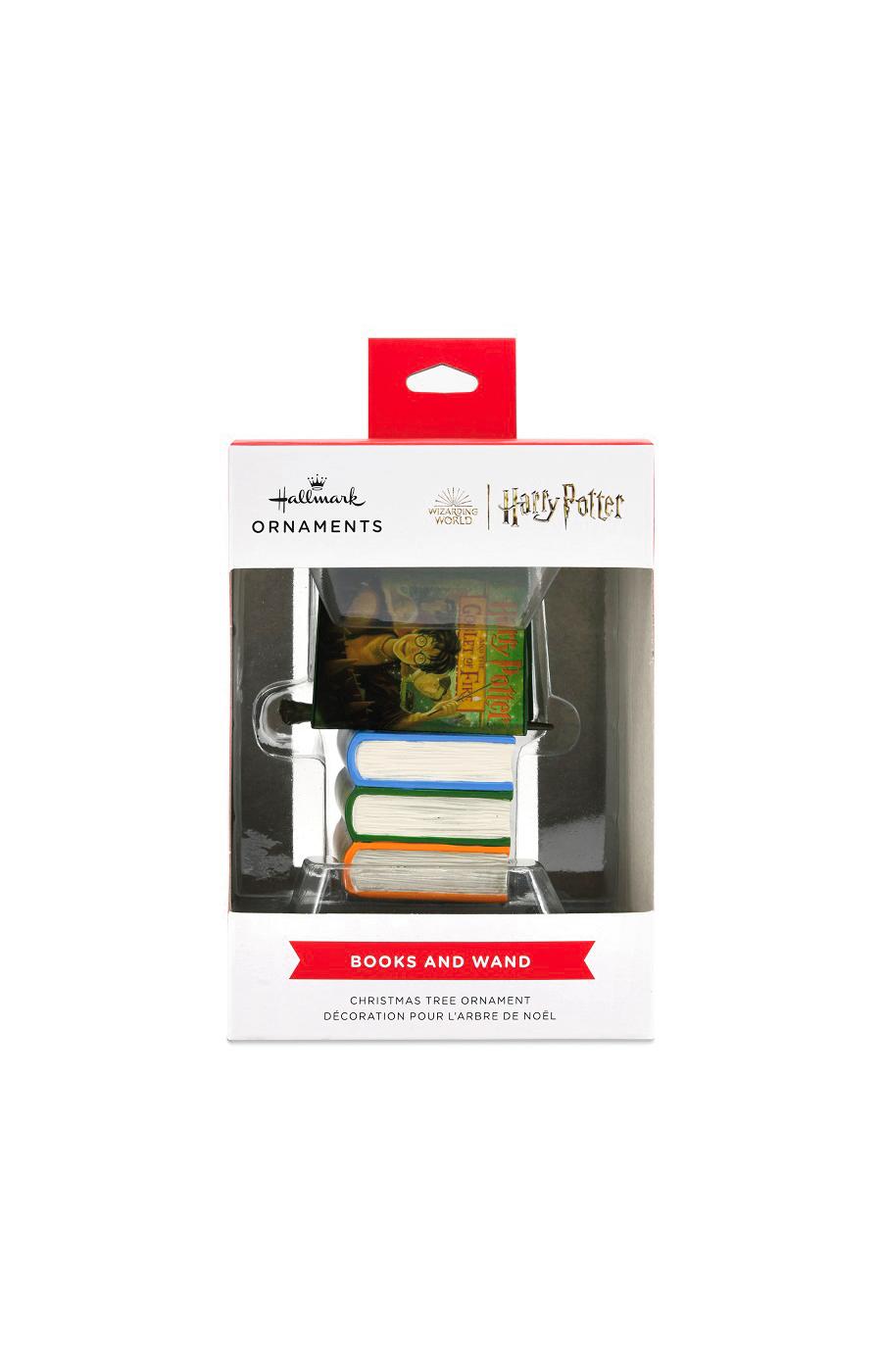 Hallmark Harry Potter Books & Wand Christmas Ornament; image 3 of 3