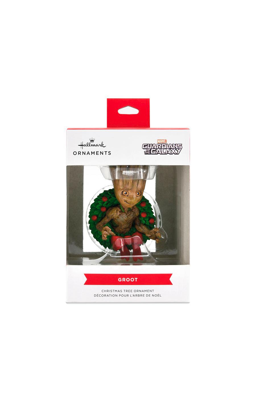 Hallmark Marvel Guardians of the Galaxy Groot Christmas Ornament; image 3 of 3