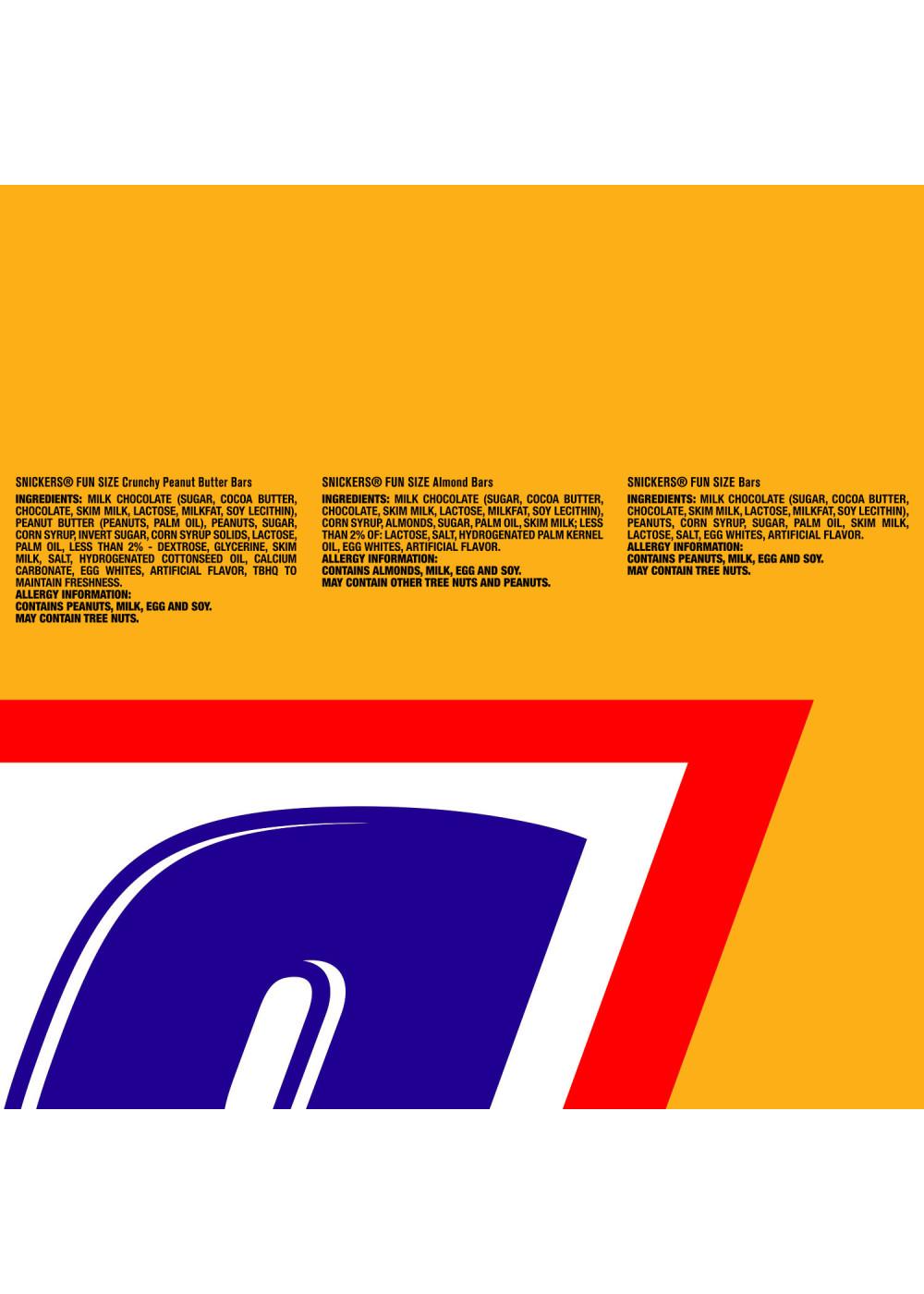 Snickers Assorted Fun Size Chocolate Candy - Party Size; image 2 of 10