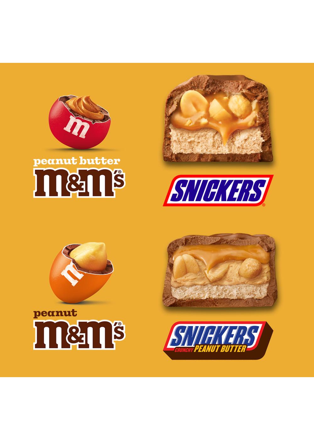 M&M'S & Snickers Peanut Lovers Assorted Fun Size Chocolate Candy - Party Size; image 6 of 7
