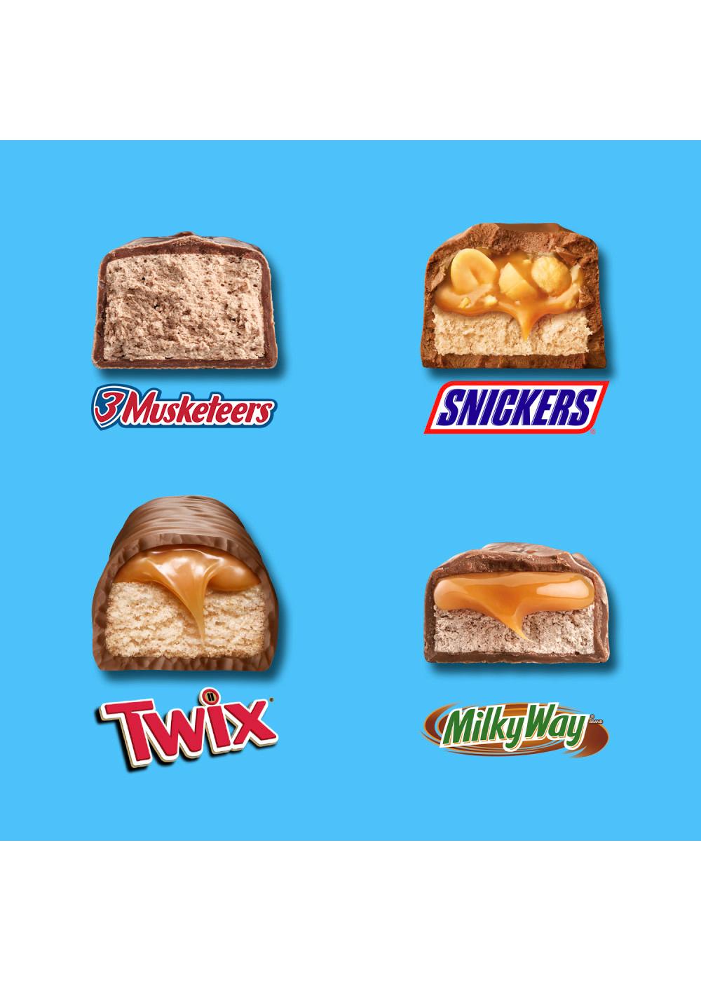 Snickers, Twix, Milky Way, & 3 Musketeers Assorted Minis Chocolate Candy - Jumbo Pack; image 5 of 6