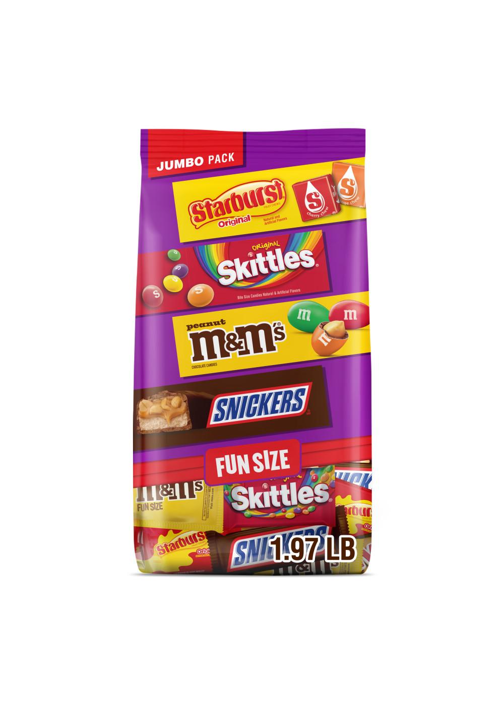 M&M'S, Snickers, Skittles, & Starburst Assorted Fun Size Candy; image 1 of 8