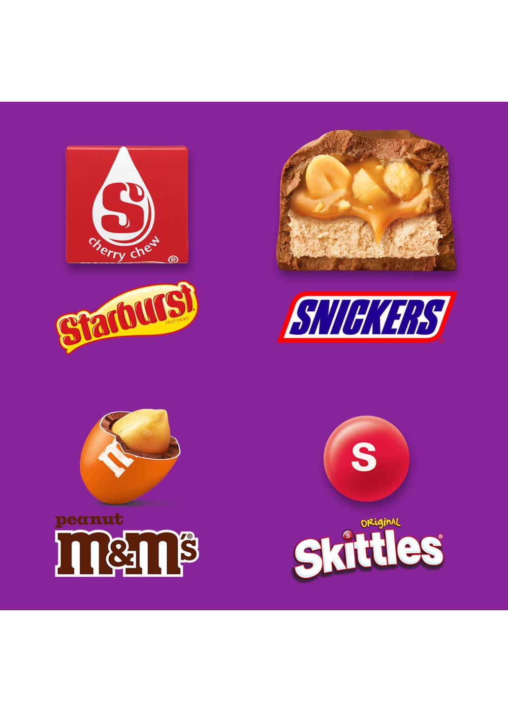 M&M'S, Snickers, Skittles, & Starburst Assorted Fun Size Candy; image 6 of 8