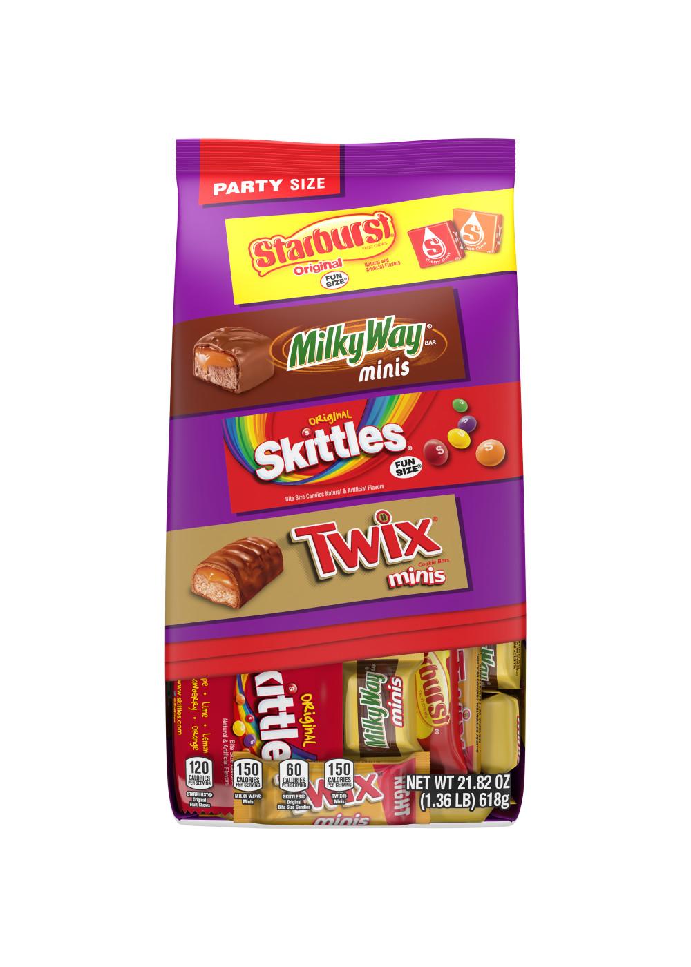 Twix, Milky Way, Skittles, & Starburst Assorted Minis Candy - Party Size; image 1 of 5