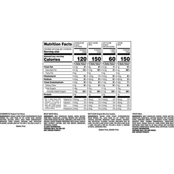 Twix, Milky Way, Skittles, & Starburst Assorted Minis Candy - Party Size, 21.82 oz